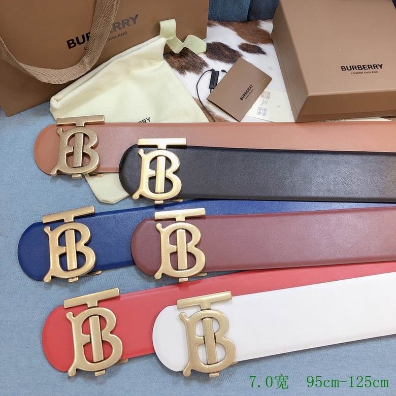 Burberry Belt 70mmX95-125cm 7D526